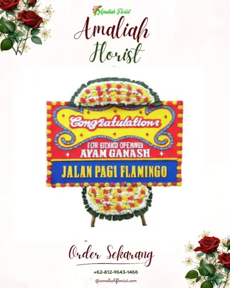 Sewa Papan Bunga Baringin